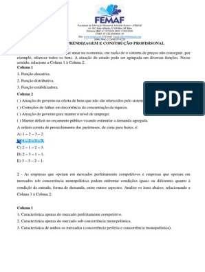 Teste de Aprendizado II - Dário, PDF, Demanda